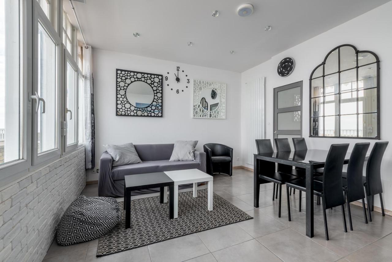 Appartement en front de mer avec terrasse et vue mer Arromanches-les-Bains Extérieur photo