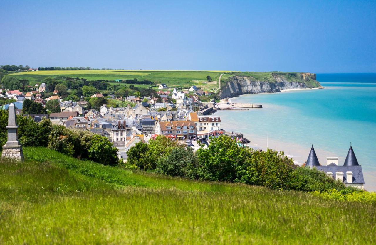 Appartement en front de mer avec terrasse et vue mer Arromanches-les-Bains Extérieur photo